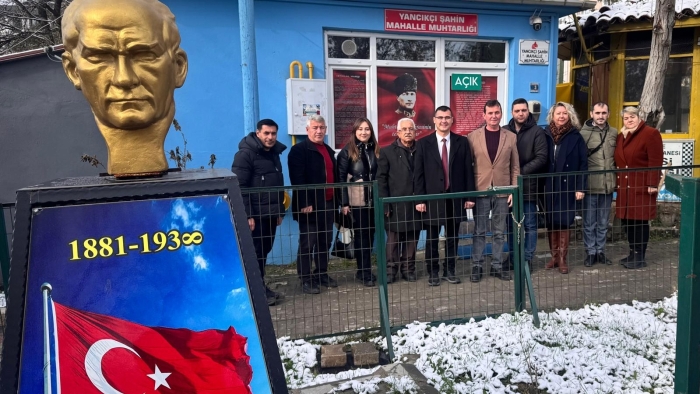 CHP MERKEZ İLÇE AİLESİ MUHTARLIK ZİYARETLERİNİ SÜRDÜRÜYOR